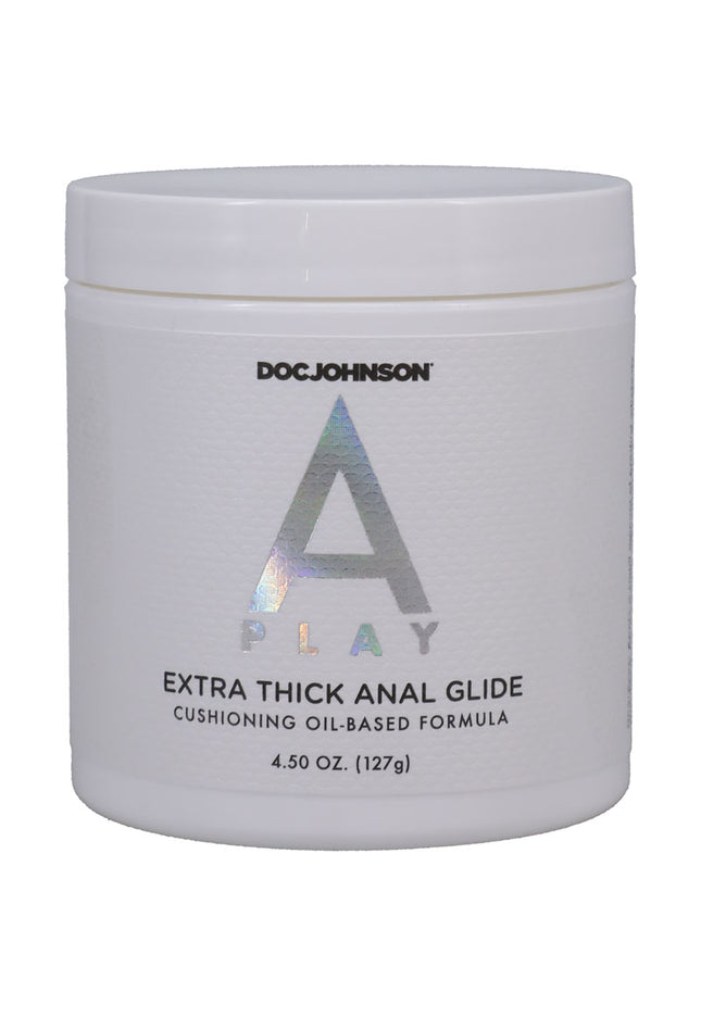 A-Play Extra Thick Anal Glide - Oil Based Fisting Lubricant - 127 gram Tub