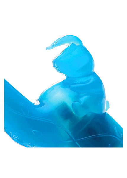 Adam & Eve BUNNY KISS - Blue 17.8 cm Rabbit Vibrator