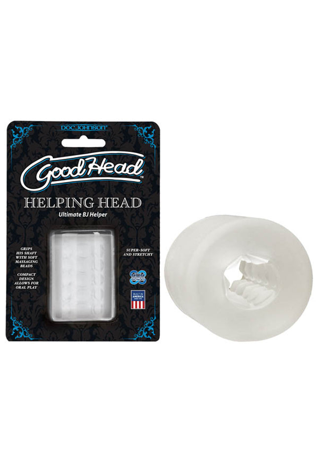 Goodhead - Helping Head - Clear 5 cm Stroker Sleeve for Blowjobs