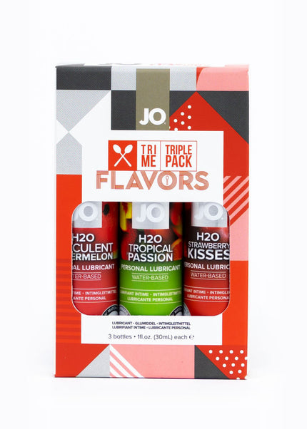 JO Tri-Me Triple Pack Flavours Gift Set - Strawberry