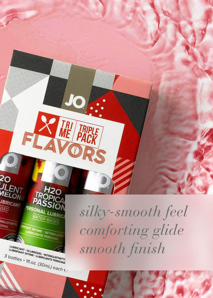  Watermelon and Tropic Passion Flavoured Lubes - 3 Pack