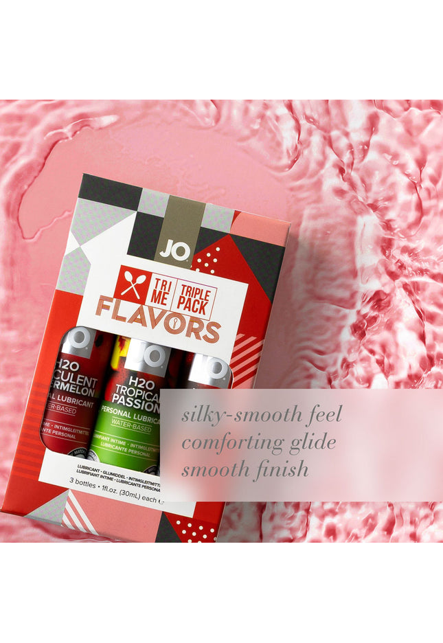  Watermelon and Tropic Passion Flavoured Lubes - 3 Pack