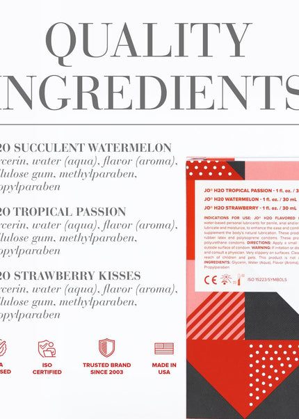 JO Tri-Me Triple Pack Flavours Gift Set - Strawberry