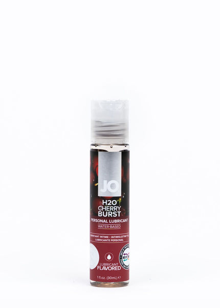 JO H2O Cherry Burst Lube - 30 mL - Cherry Flavoured Water Based Lubricant - 30 ml Bottle