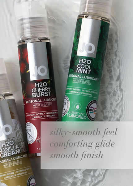 JO H2O Cherry Burst Lube - 30 mL - Cherry Flavoured Water Based Lubricant - 30 ml Bottle