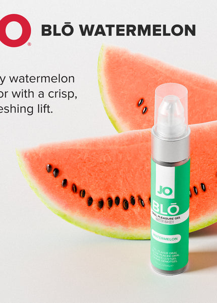 JO Blo Watermelon - Watermelon Flavoured Oral Pleasure Gel - 30 ml Bottle