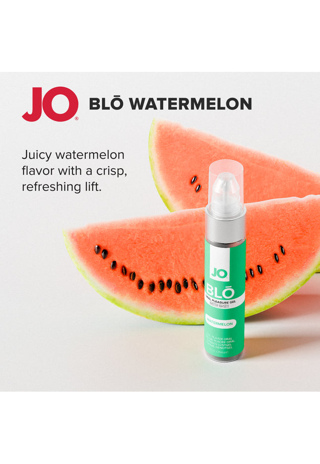 JO Blo Watermelon - Watermelon Flavoured Oral Pleasure Gel - 30 ml Bottle