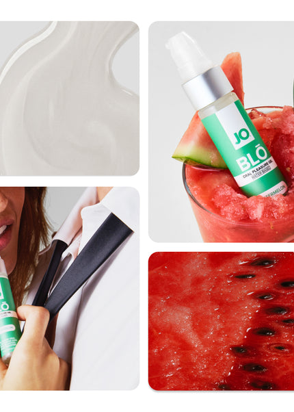 JO Blo Watermelon - Watermelon Flavoured Oral Pleasure Gel - 30 ml Bottle