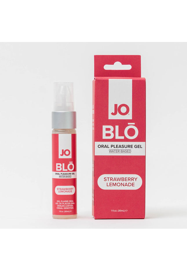 JO Blo Strawberry Lemonade - Strawberry Lemonade Flavoured Oral Pleasure Gel - 30 ml Bottle