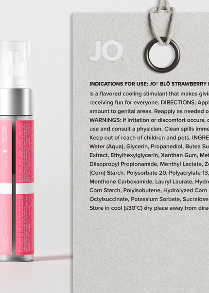 JO Blo Strawberry Lemonade - Strawberry Lemonade Flavoured Oral Pleasure Gel - 30 ml Bottle