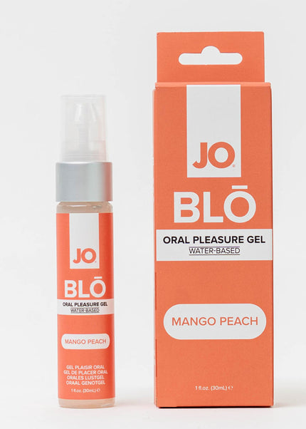 JO Blo Mango Peach - Mango Peach Flavoured Oral Pleasure Gel - 30 ml Bottle