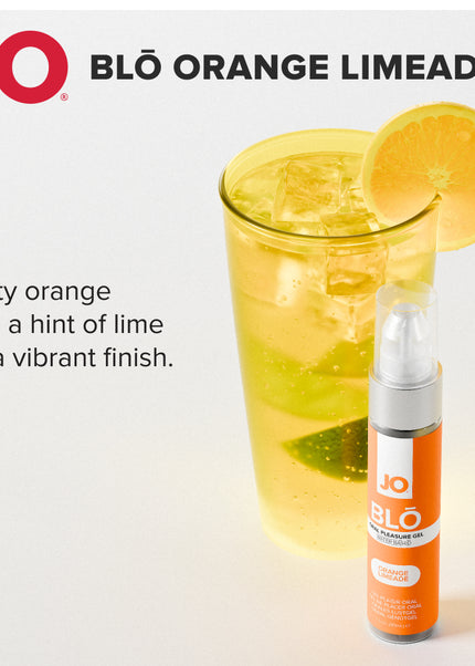 JO Blo Orange Limeade - Orange Limeade Flavoured Oral Pleasure Gel - 30 ml Bottle