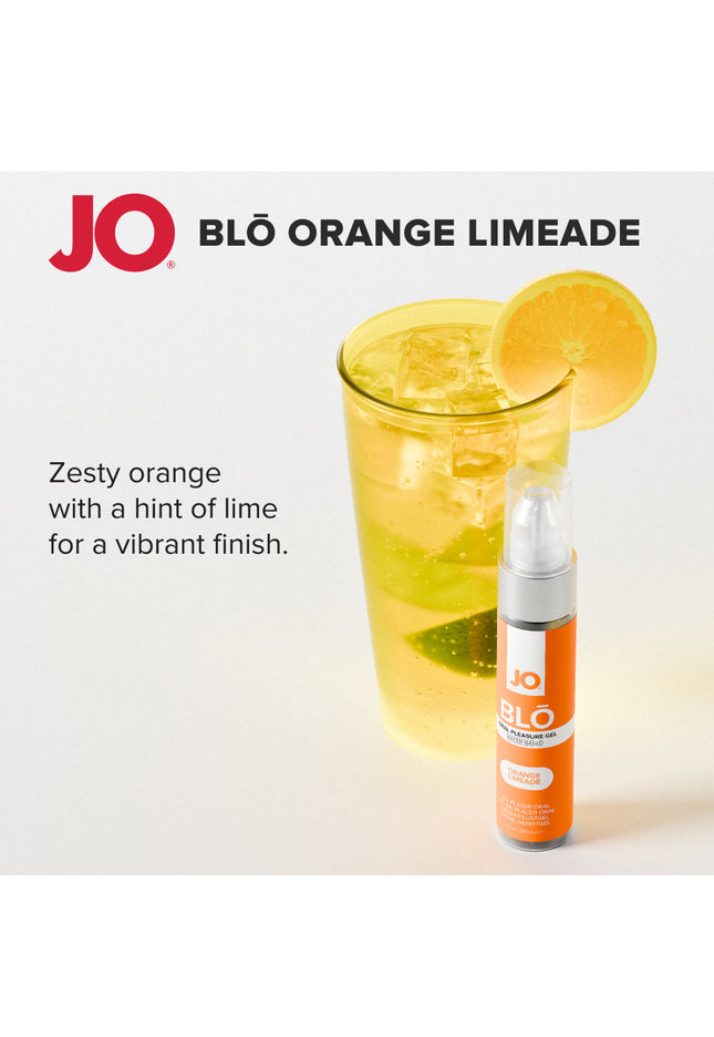 JO Blo Orange Limeade - Orange Limeade Flavoured Oral Pleasure Gel - 30 ml Bottle