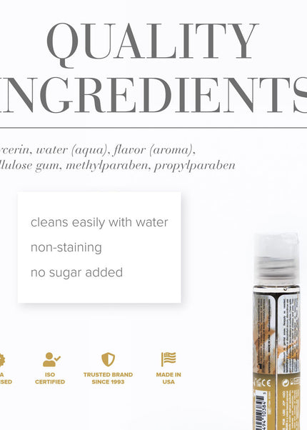 JO H2O Vanilla Cream Lube - 30 mL - Vanilla Flavoured Water Based Lubricant - 30 ml Bottle