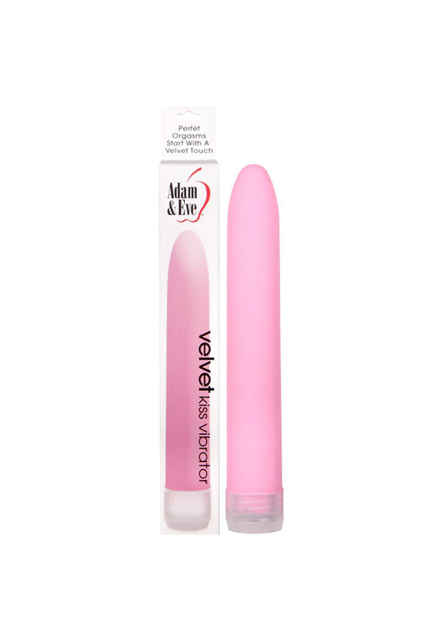 Adam & Eve Velvet Kiss Vibrator - Pink 15.2 cm (6'') Vibrator