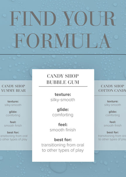 JO Candy Shop Bubblegum Lube - 60 mL - Bubblegum Flavoured Water Based Lubricant - 60 ml Bottle