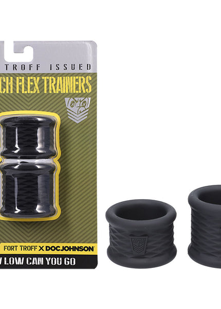 Fort Troff - Stretch Flex Trainers - Black Ball Stretchers - Set of 2