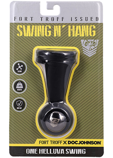 Fort Troff - Swing N' Hang - Black Weighted Ball Tugger