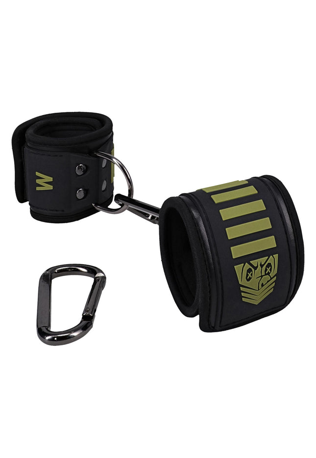 Fort Troff - Tactical Wrist Cuffs - Black/Green Restraints