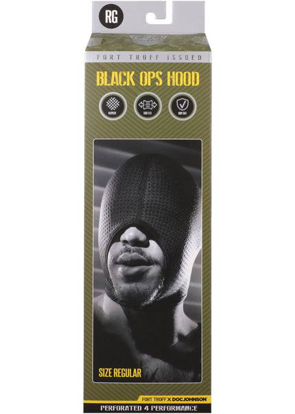 Fort Troff Black Ops Hood Regular - Black Hood