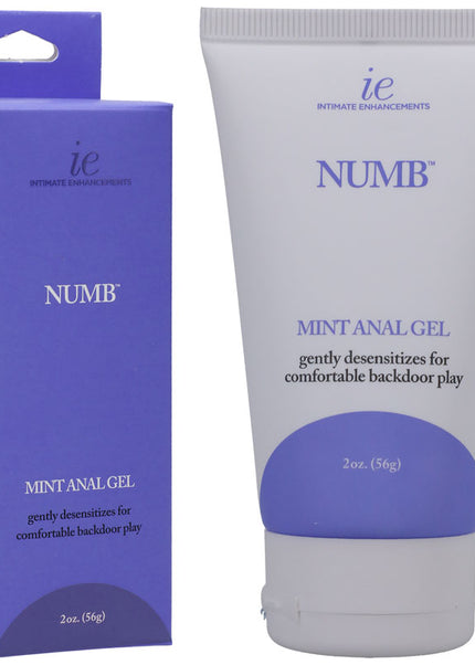 Numb Anal Gel - Mint - Mint Flavoured Numbing Anal Gel - 59 ml Tube