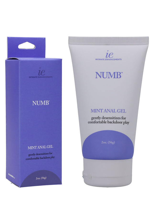 Numb Anal Gel - Mint - Mint Flavoured Numbing Anal Gel - 59 ml Tube
