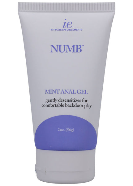 Numb Anal Gel - Mint - Mint Flavoured Numbing Anal Gel - 59 ml Tube