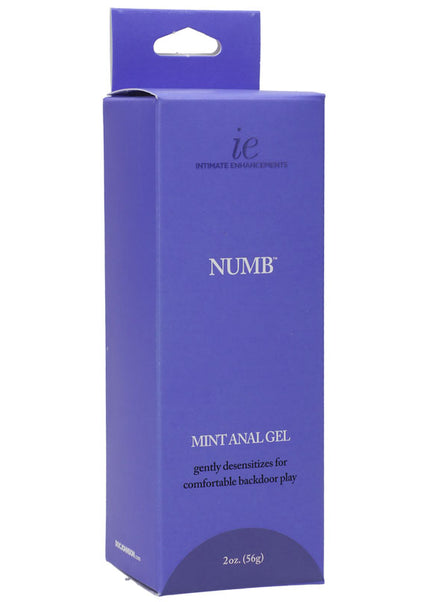 Numb Anal Gel - Mint - Mint Flavoured Numbing Anal Gel - 59 ml Tube
