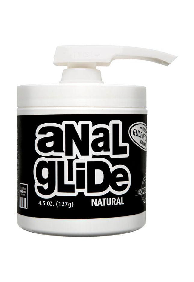 Doc Johnson's Anal Glide - Petroleum Based Lubricant - 127 g Pump Bottle
