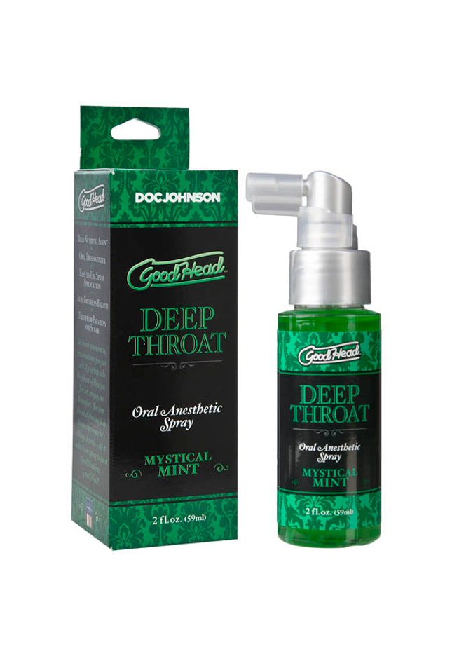 GoodHead Deep Throat Spray - Mystical Mint Flavoured Deep Throat Spray - 59 ml Bottle