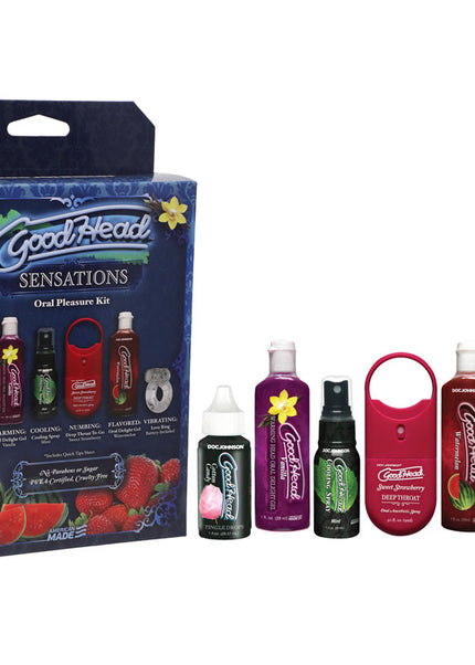 GoodHead Sensations Kit - 6 Piece Lotion Set