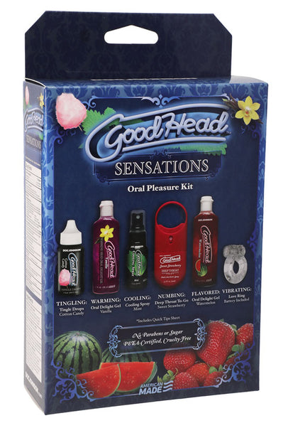 GoodHead Sensations Kit - 6 Piece Lotion Set