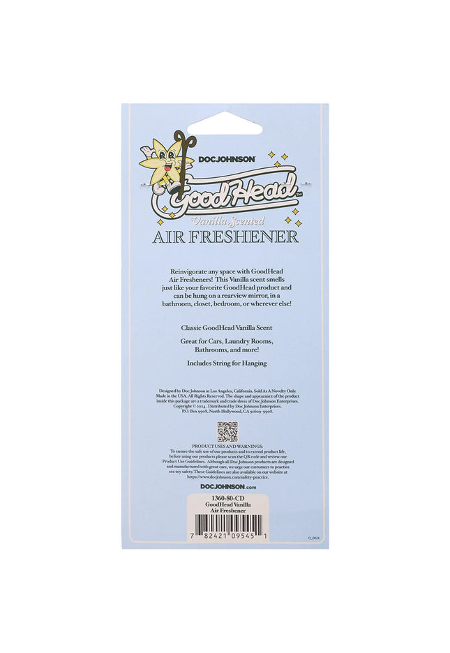GoodHead Air Freshener - Vanilla - Vanilla Scented Air Freshener