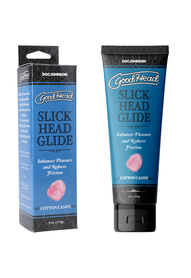 GoodHead Slick Head Glide - Cotton Candy - Cotton Candy Flavoured Lubricant - 120 ml Tube