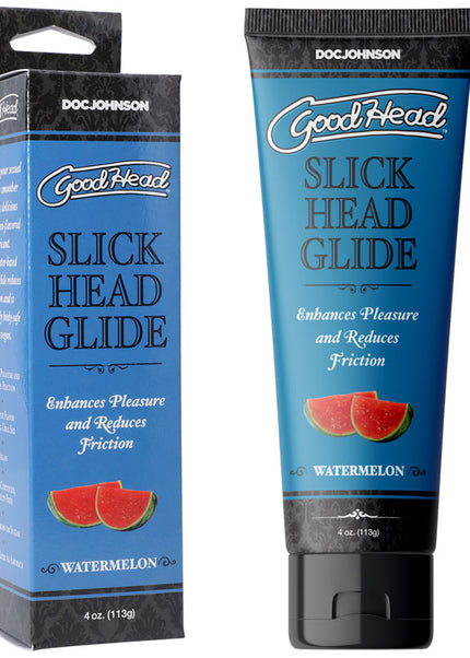 GoodHead Slick Head Glide - Watermelon - Watermelon Flavoured Lubricant - 120 ml Tube