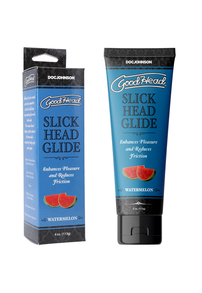 GoodHead Slick Head Glide - Watermelon - Watermelon Flavoured Lubricant - 120 ml Tube