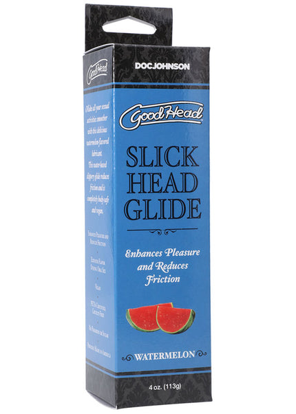 GoodHead Slick Head Glide - Watermelon - Watermelon Flavoured Lubricant - 120 ml Tube