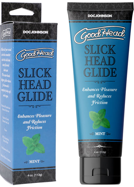 GoodHead Slick Head Glide - Mint - Mint Flavoured Lubricant - 120 ml Tube