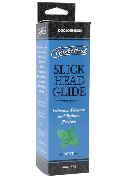 GoodHead Slick Head Glide - Mint - Mint Flavoured Lubricant - 120 ml Tube
