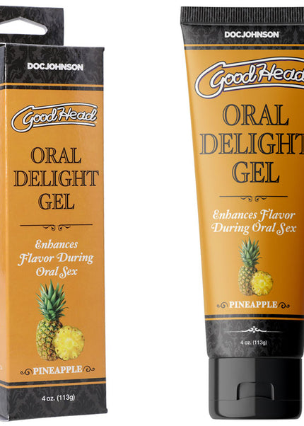 GoodHead Oral Delight Gel - Pineapple - Pineapple Flavoured Oral Gel - 120 ml Tube