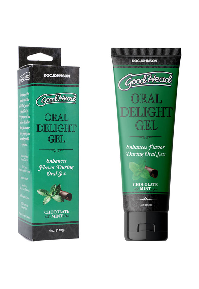GoodHead Oral Delight Gel - Chocolate Mint - Chocolate Mint Flavoured Oral Gel - 120 ml Tube