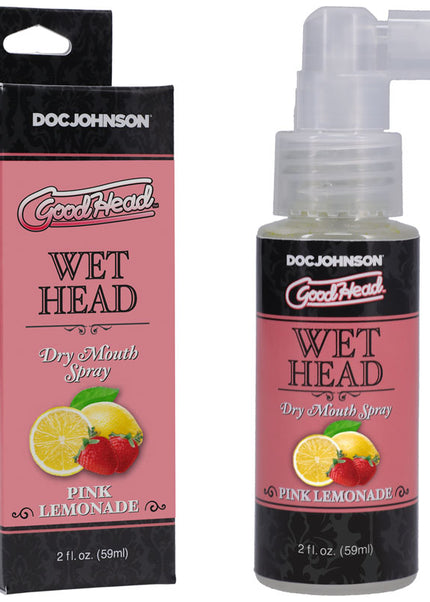 GoodHead Wet Head Dry Mouth Spray - Pink Lemonade Flavoured - 59 ml Bottle