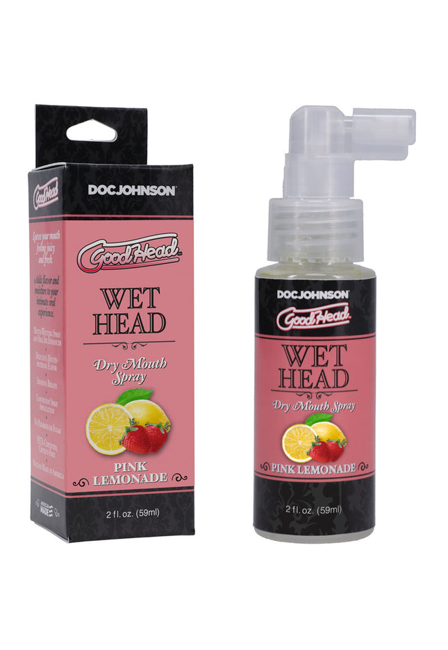 Goodhead Wet Head Dry Mouth Spray - Pink Lemonade Flavoured - 59 ml Bottle