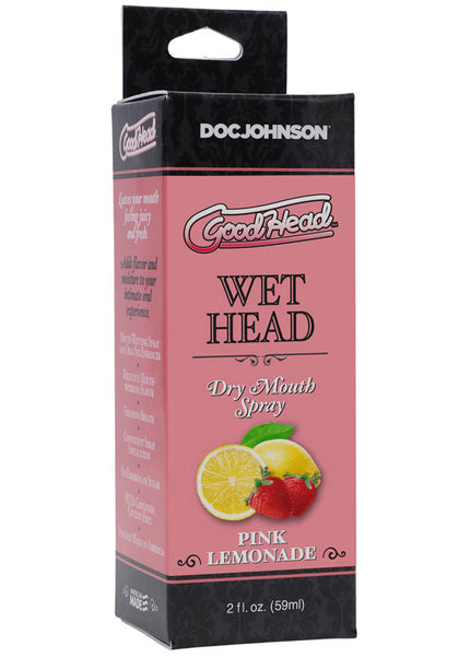GoodHead Wet Head Dry Mouth Spray - Pink Lemonade Flavoured - 59 ml Bottle
