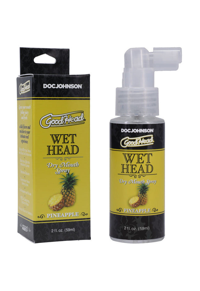 Goodhead Wet Head Dry Mouth Spray - Pineapple Flavoured - 59 ml Bottle