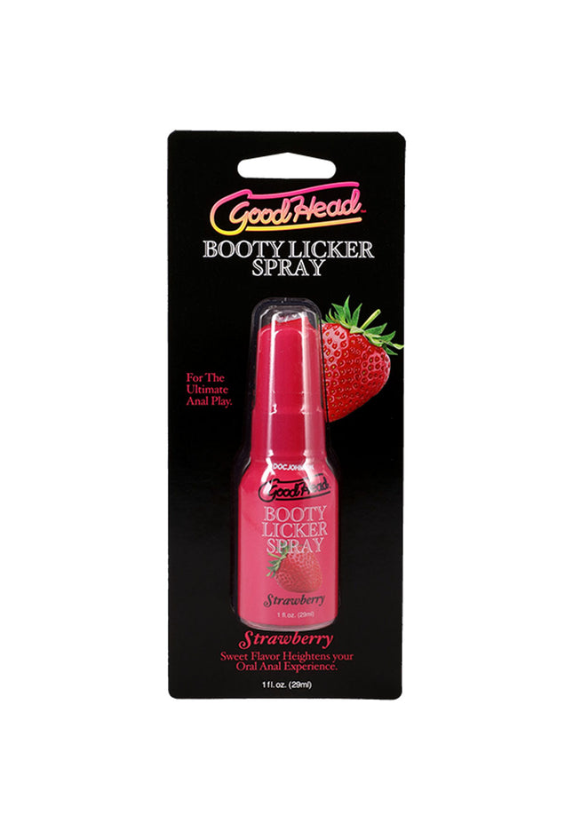 GoodHead Booty Licker Spray - Strawberry - Strawberry Flavoured Spray - 29 ml Bottle