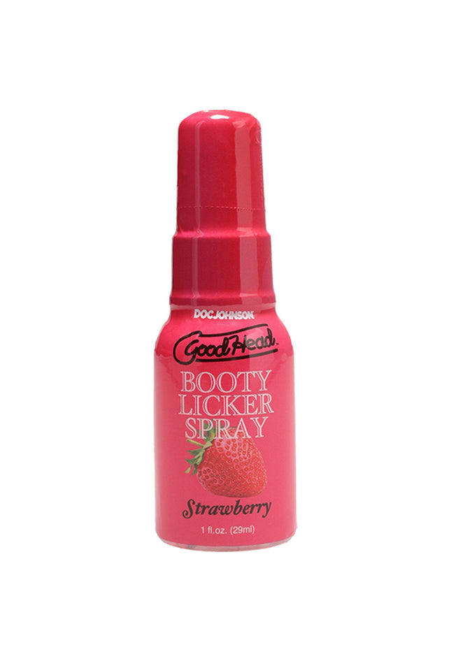 GoodHead Booty Licker Spray - Strawberry - Strawberry Flavoured Spray - 29 ml Bottle