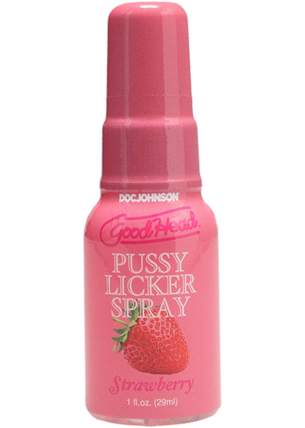 GoodHead Pussy Licker Spray - Strawberry - Strawberry Flavoured Spray - 29 ml Bottle