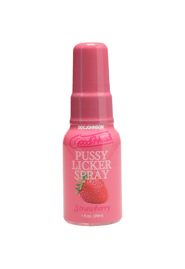 GoodHead Pussy Licker Spray - Strawberry - Strawberry Flavoured Spray - 29 ml Bottle