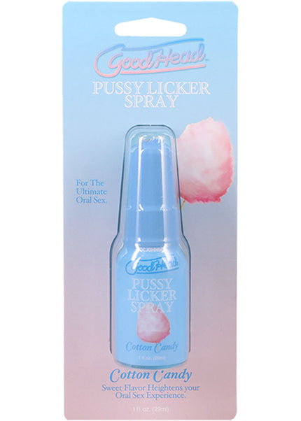 GoodHead Pussy Licker Spray - Cotton Candy - Cotton Candy Flavoured Spray - 29 ml Bottle